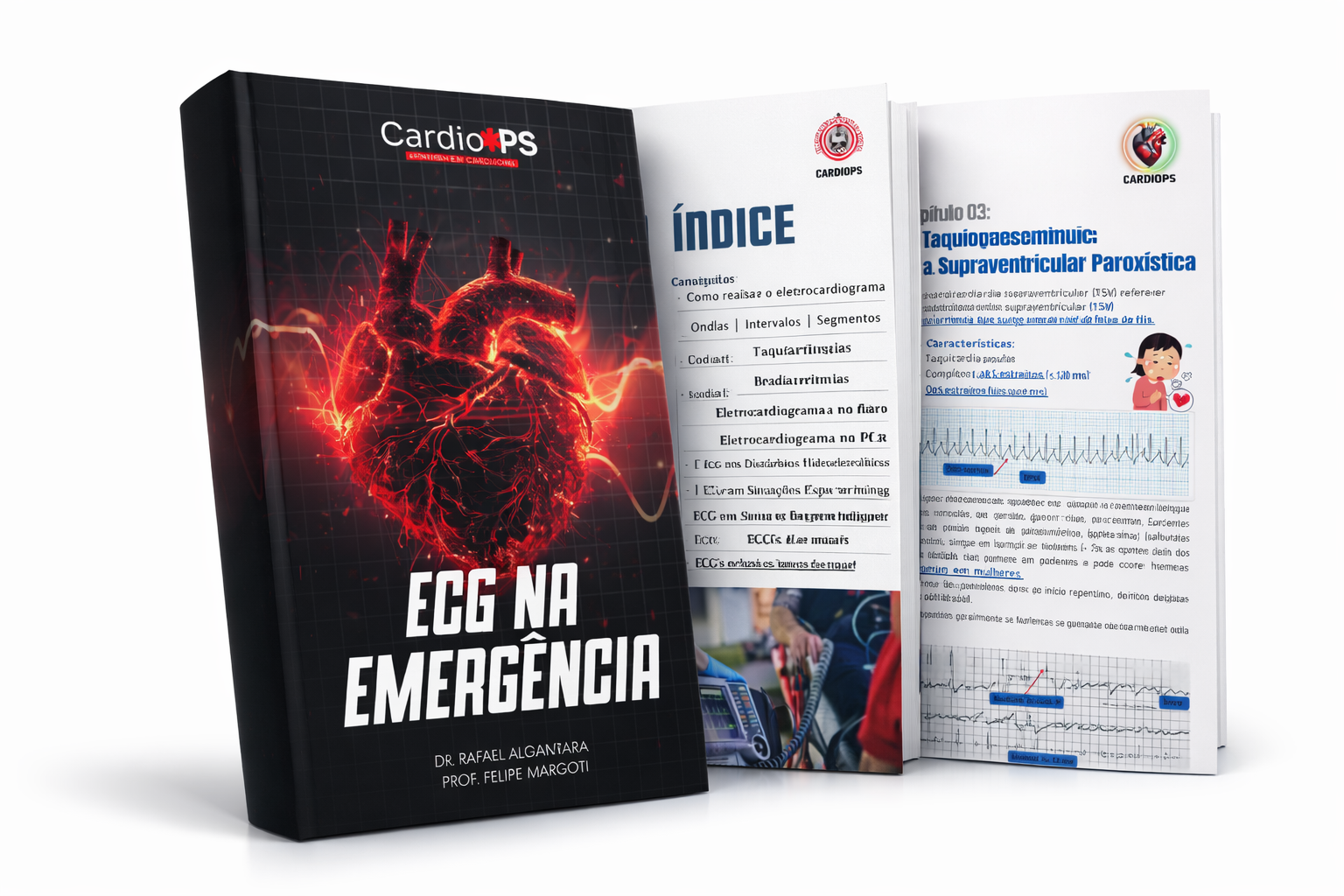 Livro ECG na Emergência em 3D