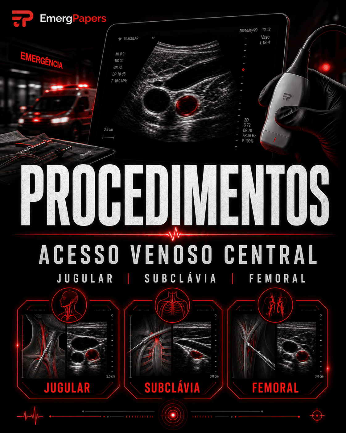 Aluno realizando treinamento prático